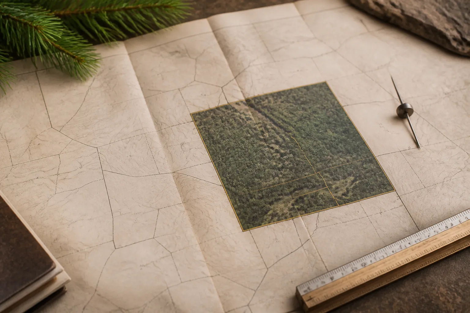 Land Review Map and Survey Details