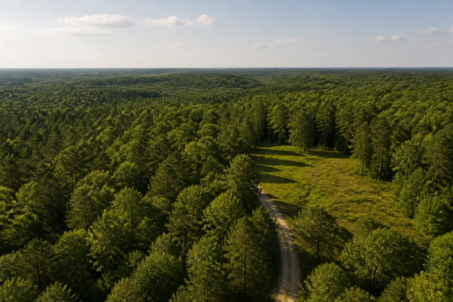 Wooded Rural Acreage Hero