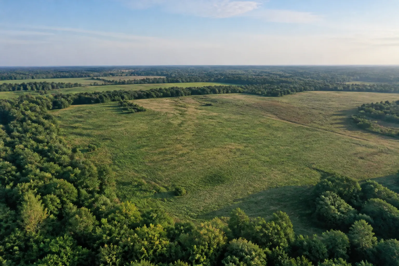 Aerial View of Broad Acreage